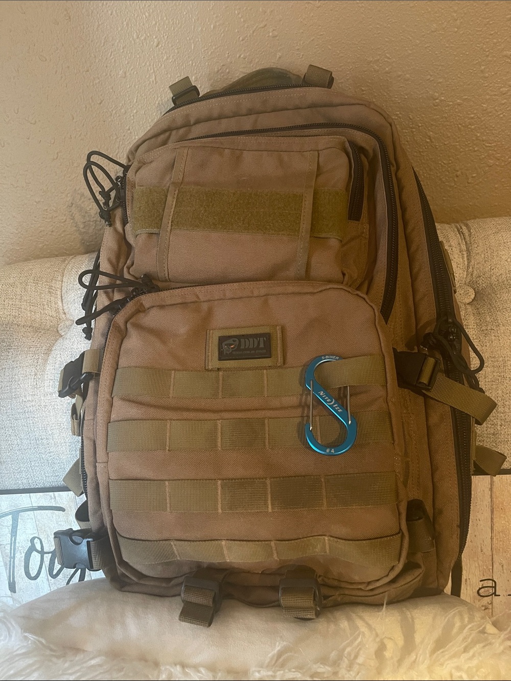 Durable Men's Tactical Backpack in Brown - -Inspired Design
